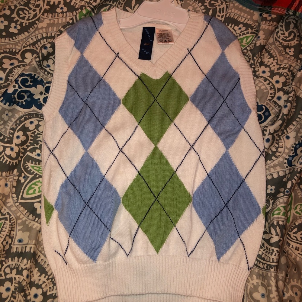 Toddler boy dress up vest